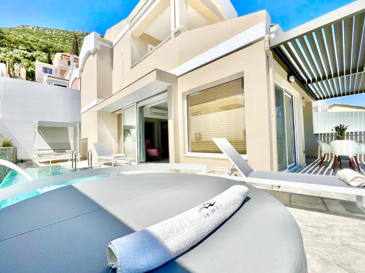 Luxury Villa Barbati Sun With Private Pool By Dadovillas Ngoại thất bức ảnh